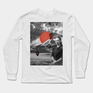 Alien Days - Surreal/Collage Art Long Sleeve T-Shirt